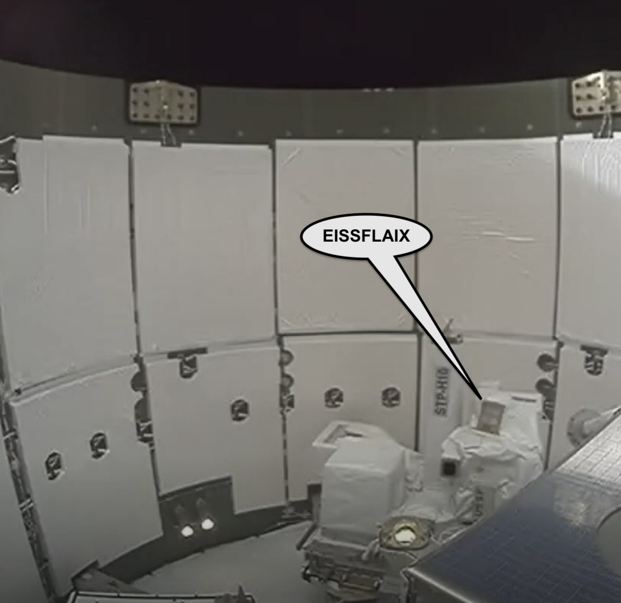 SFXTI inside SpaceX Dragon module
